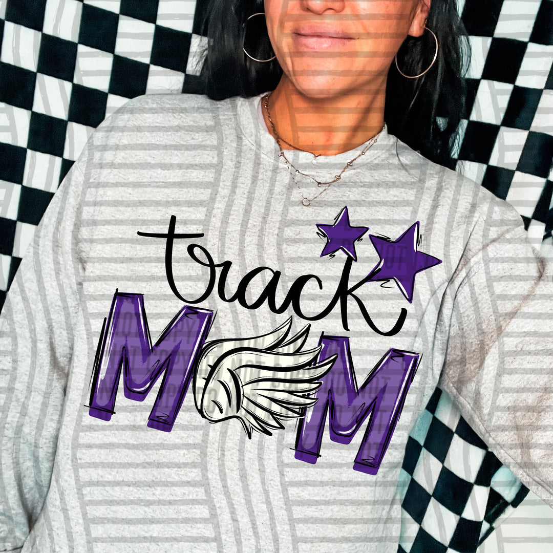 Sports Mom Track DTF Print