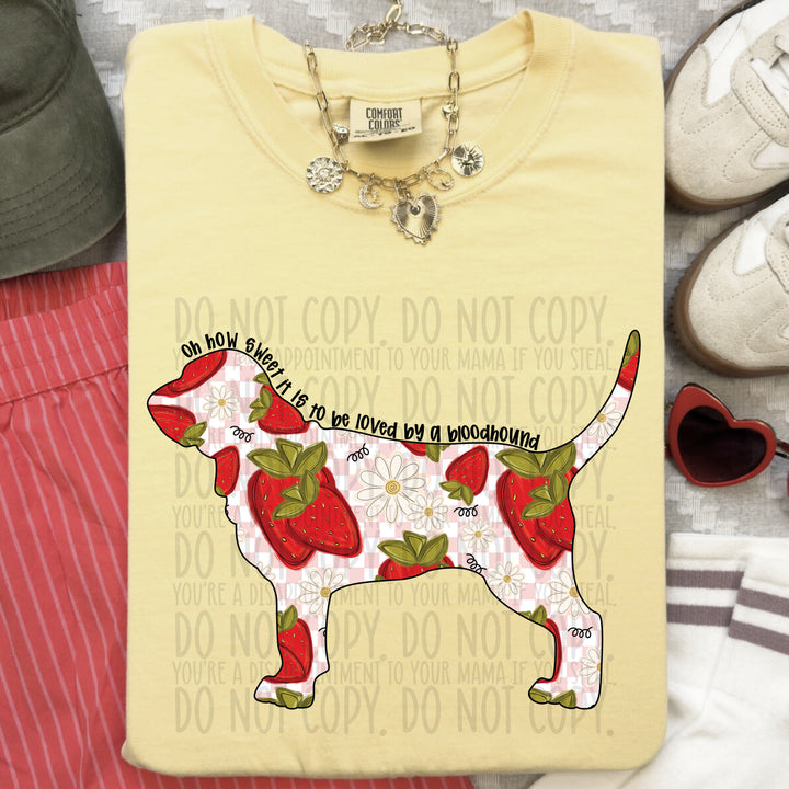 How Sweet Dog DTF Print