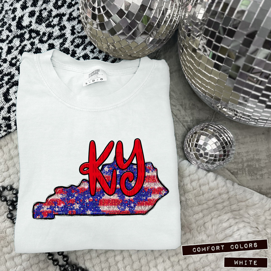 RWB States DTF Print