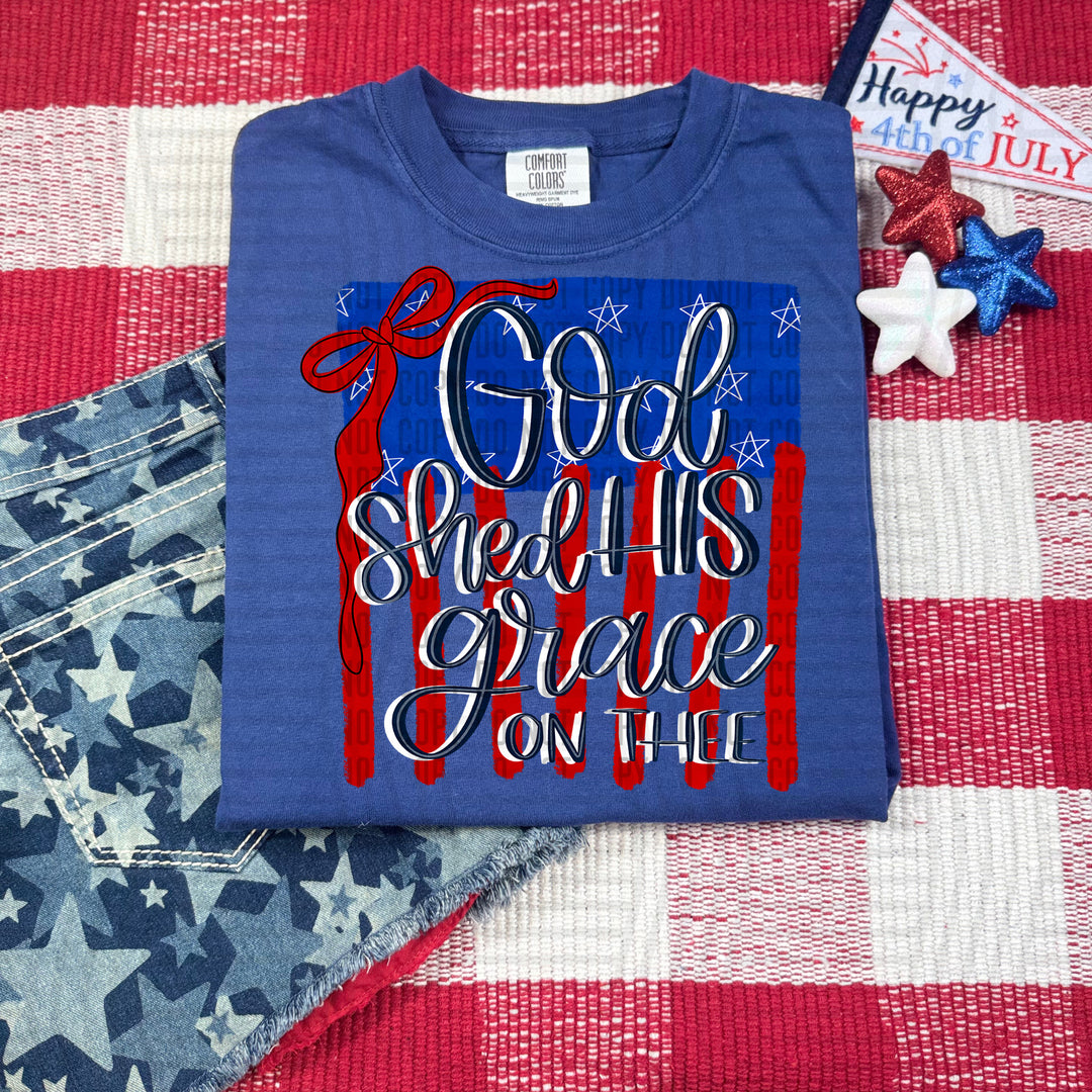 God Shed His Grace On Thee DTF Print