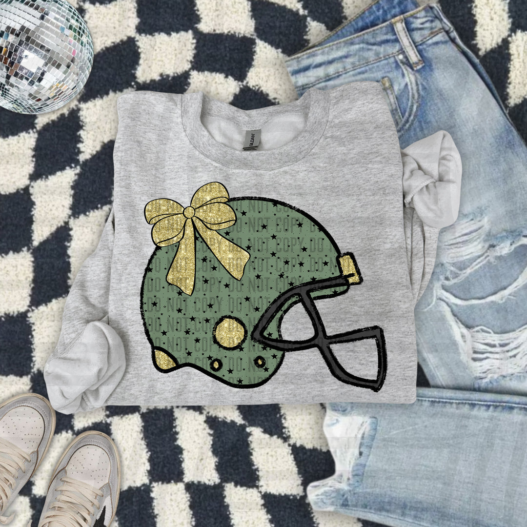 Football Helmet Colors DTF Print