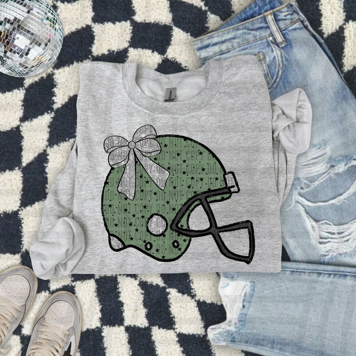 Helmet Silver Accents DTF Print