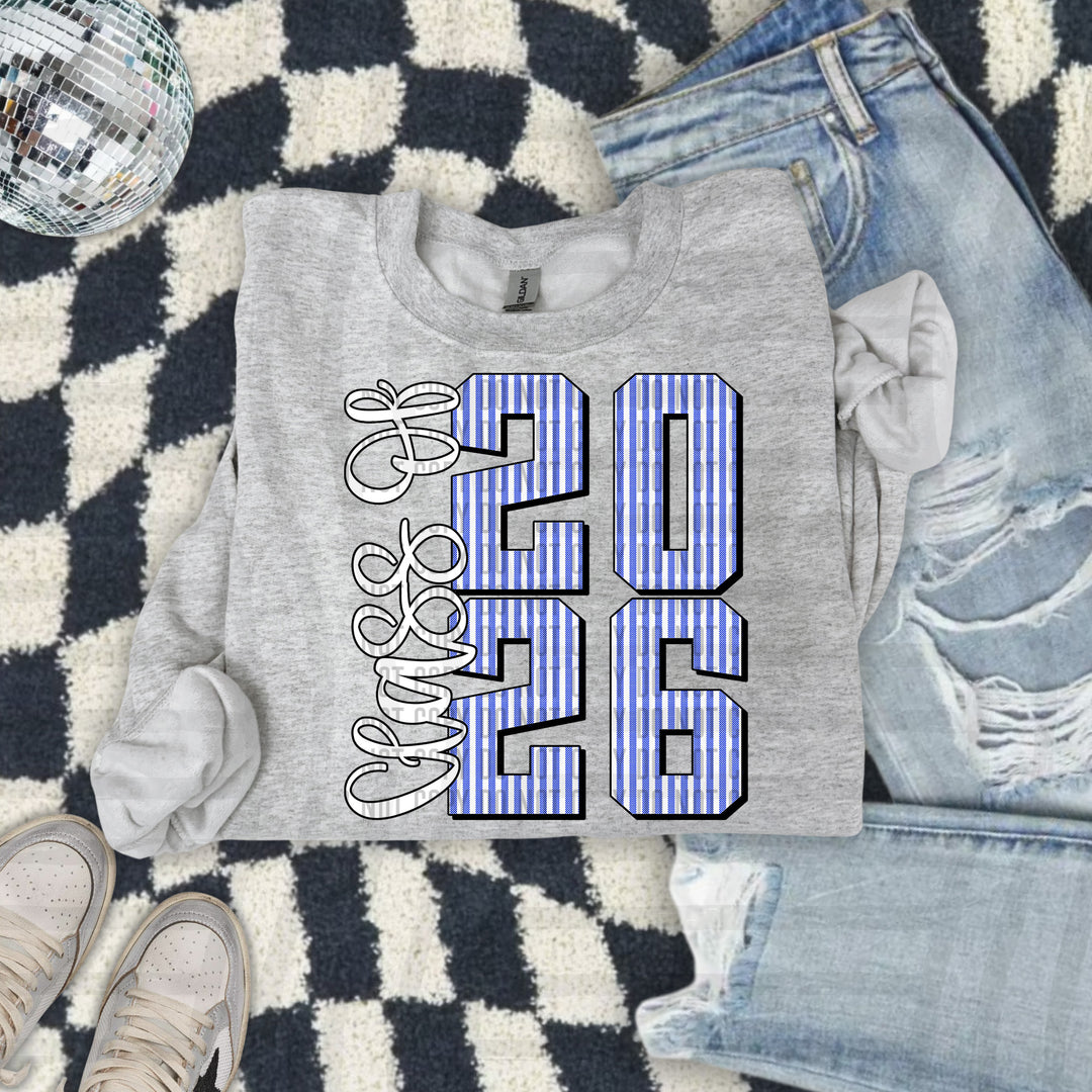 Class Of 2026 Seersucker DTF Print