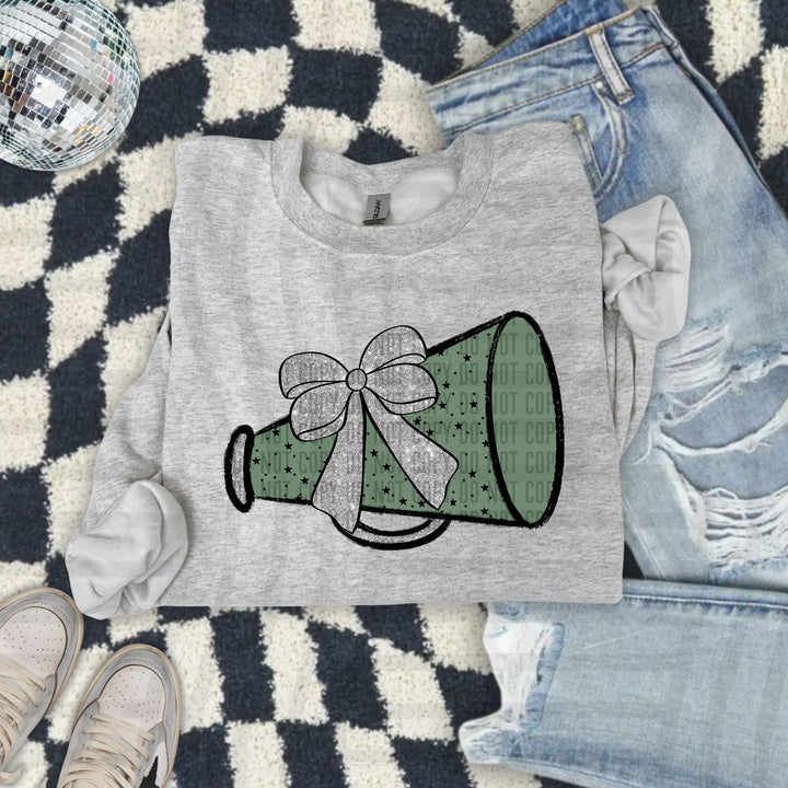 Megaphone Silver Accents DTF Print