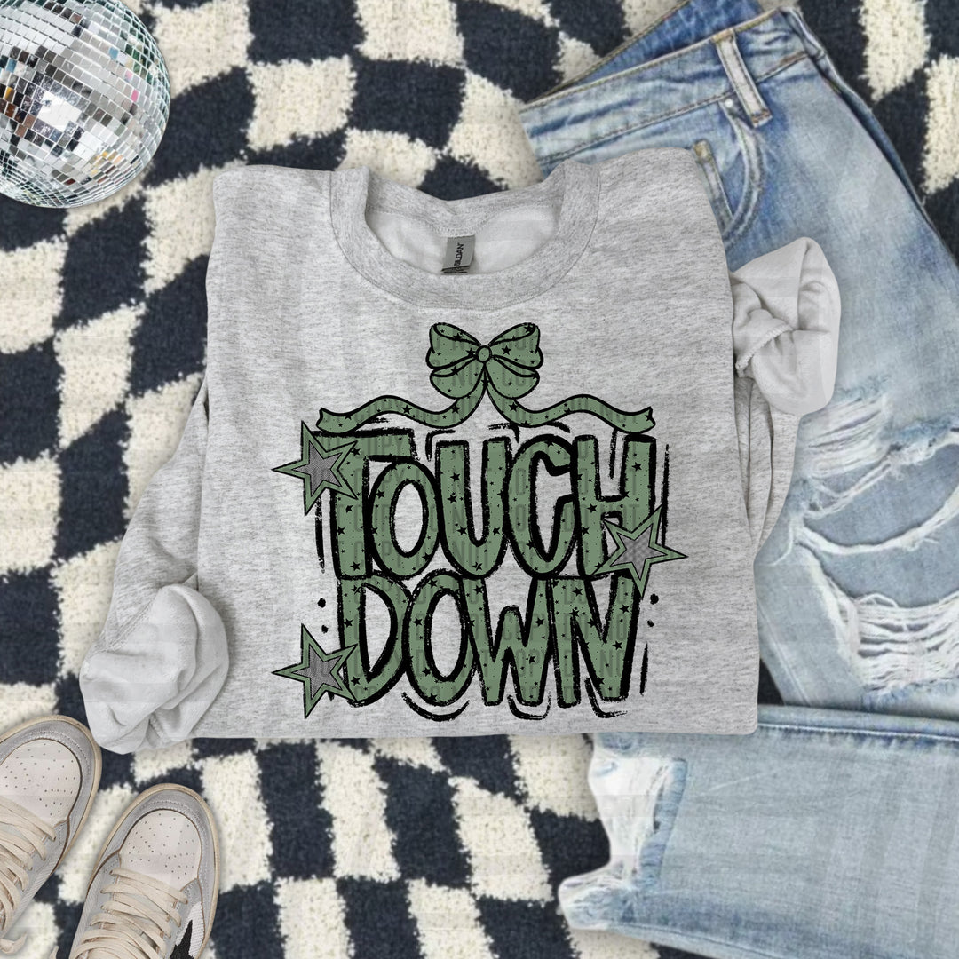 Touch Down Bow DTF Print