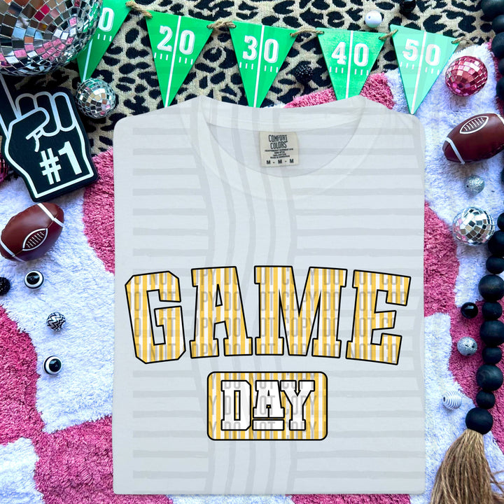 Game Day Seersucker DTF Print