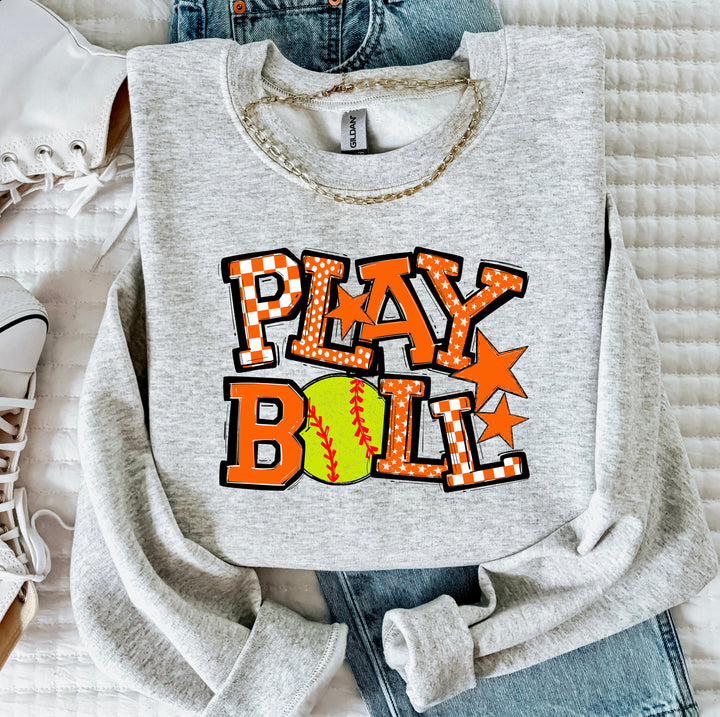 Play Ball Softball DTF Print