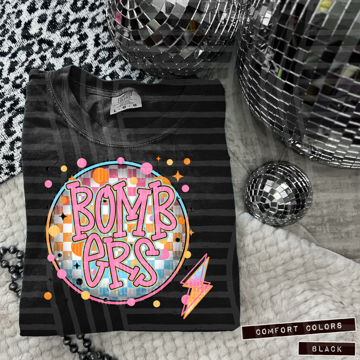 Neon Bright Circle DTF Print