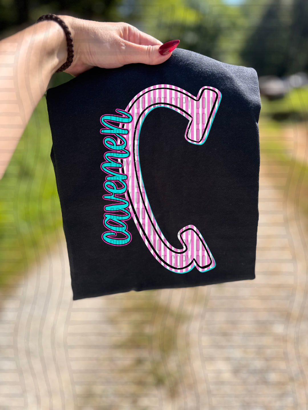 Mixy Pink Seersucker DTF Print