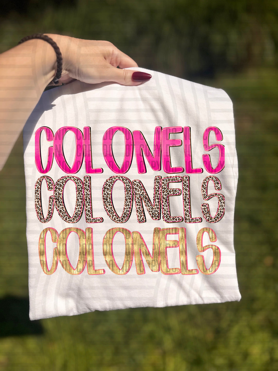 Pretty In Pink Triple Stacked DTF Print