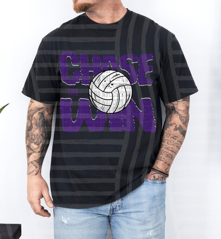 Chase The Win volleyball DTF Print
