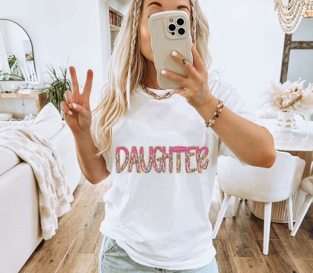Preppy Leopard Occupations/Names DTF Print