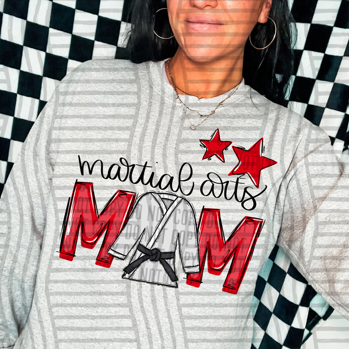 Sports Mom Martial Arts DTF Print