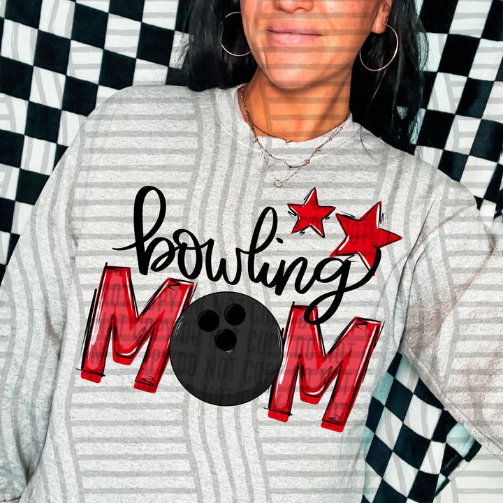 Sports Mom Bowling DTF Print