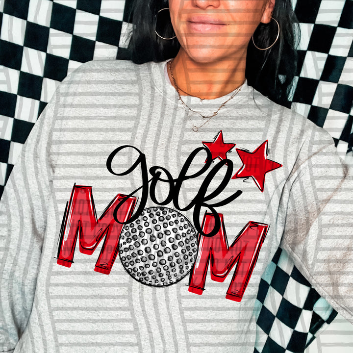 Sports Mom Golf DTF Print