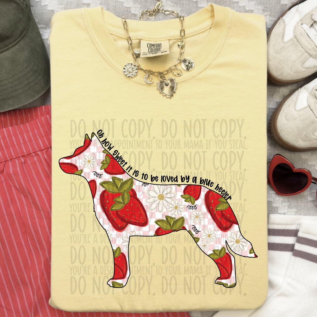 How Sweet Dog DTF Print