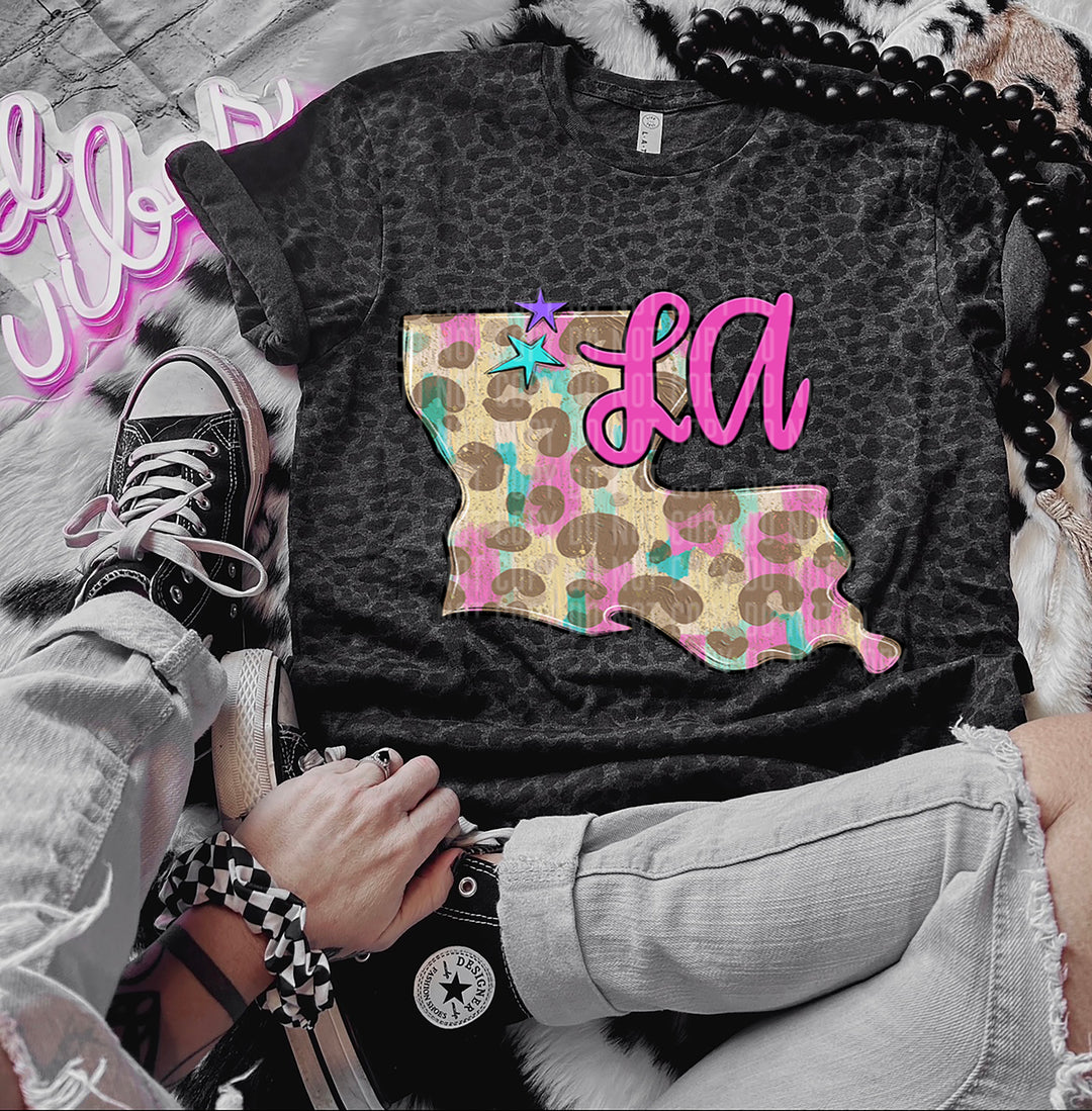 Preppy Bright States DTF Print