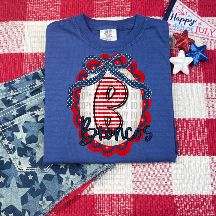 RWB Framed DTF Print