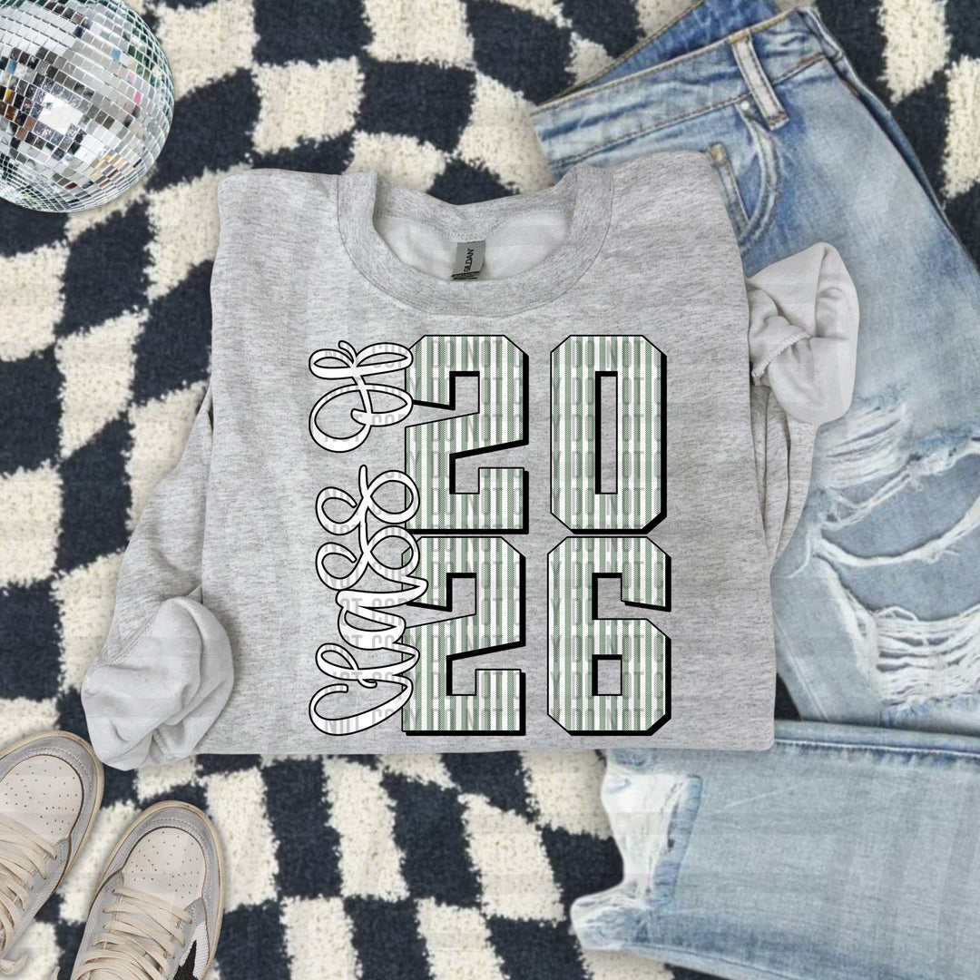 Class Of 2026 Seersucker DTF Print