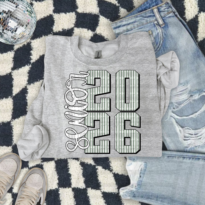 Senior 2026 Seersucker DTF Print