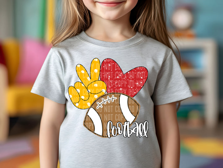 Peace Love DTF Print