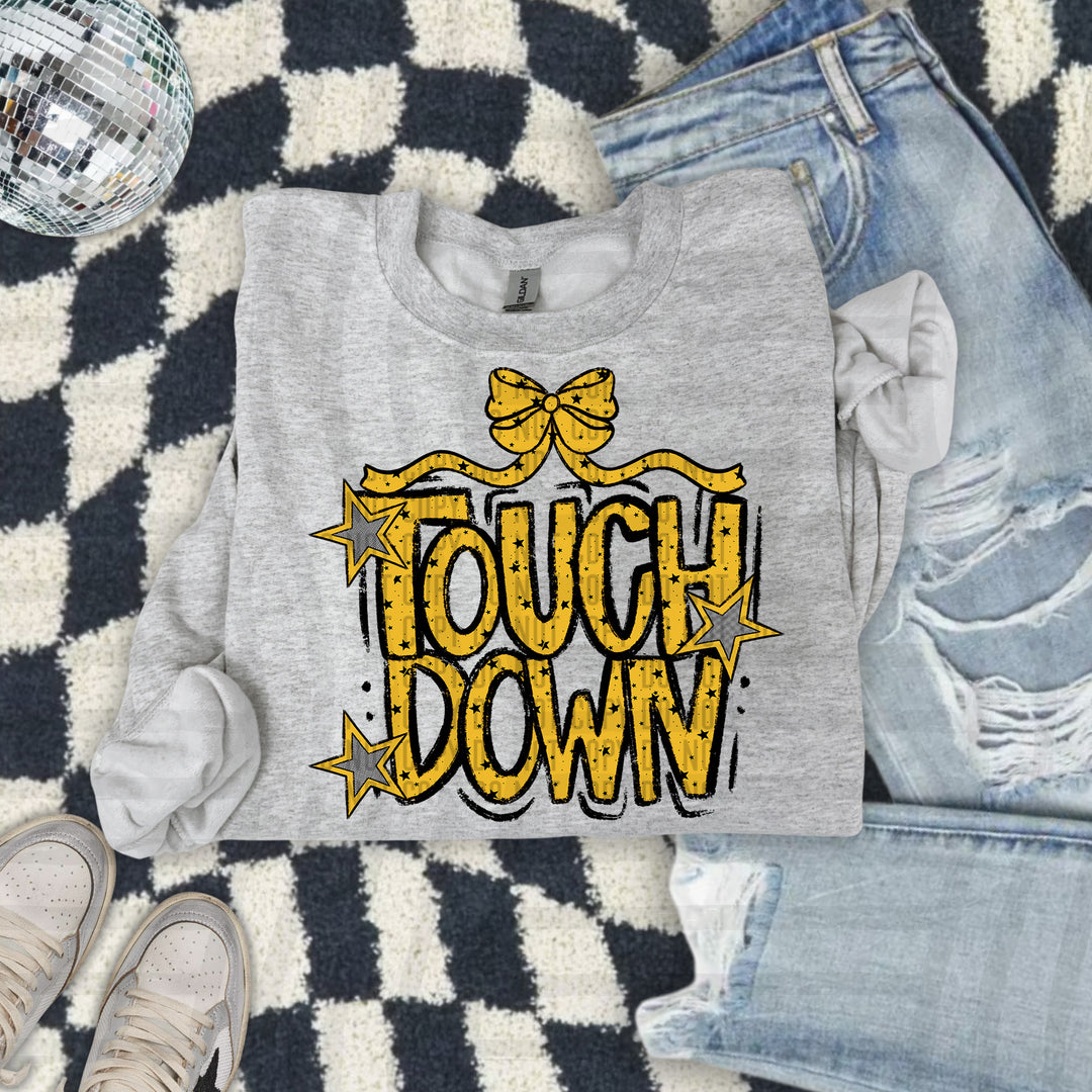 Touch Down Bow DTF Print