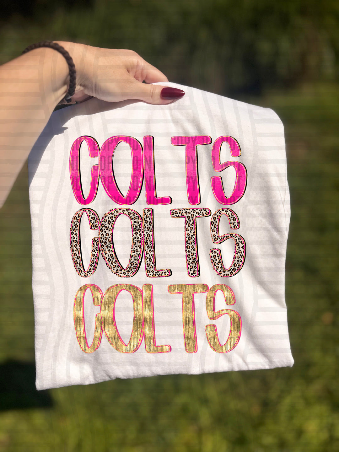 Pretty In Pink Triple Stacked DTF Print