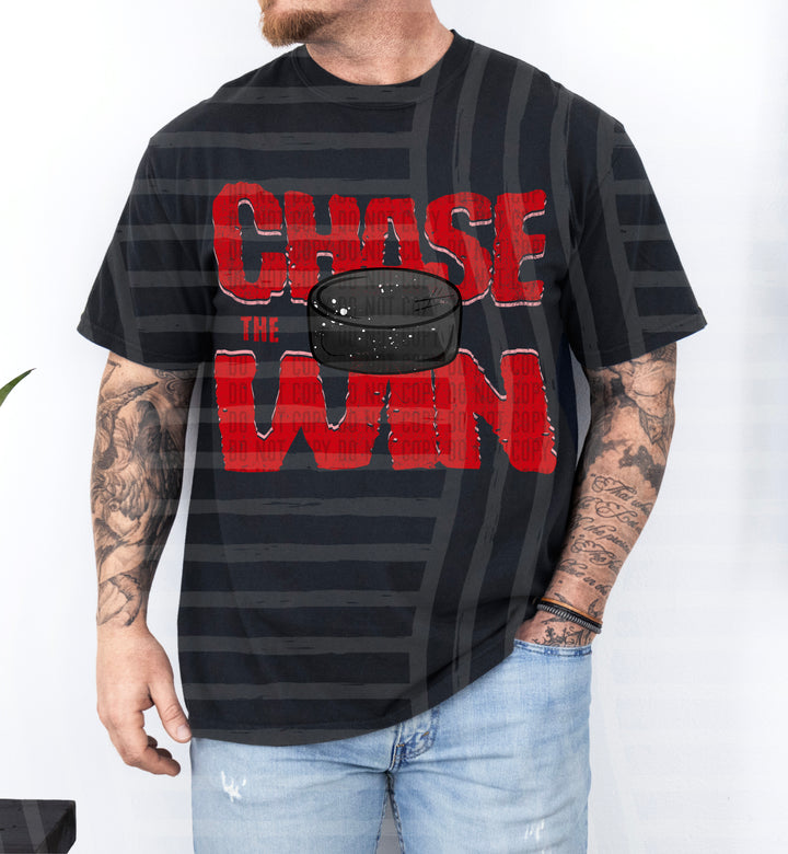 Chase The Win Hockey DTF Print