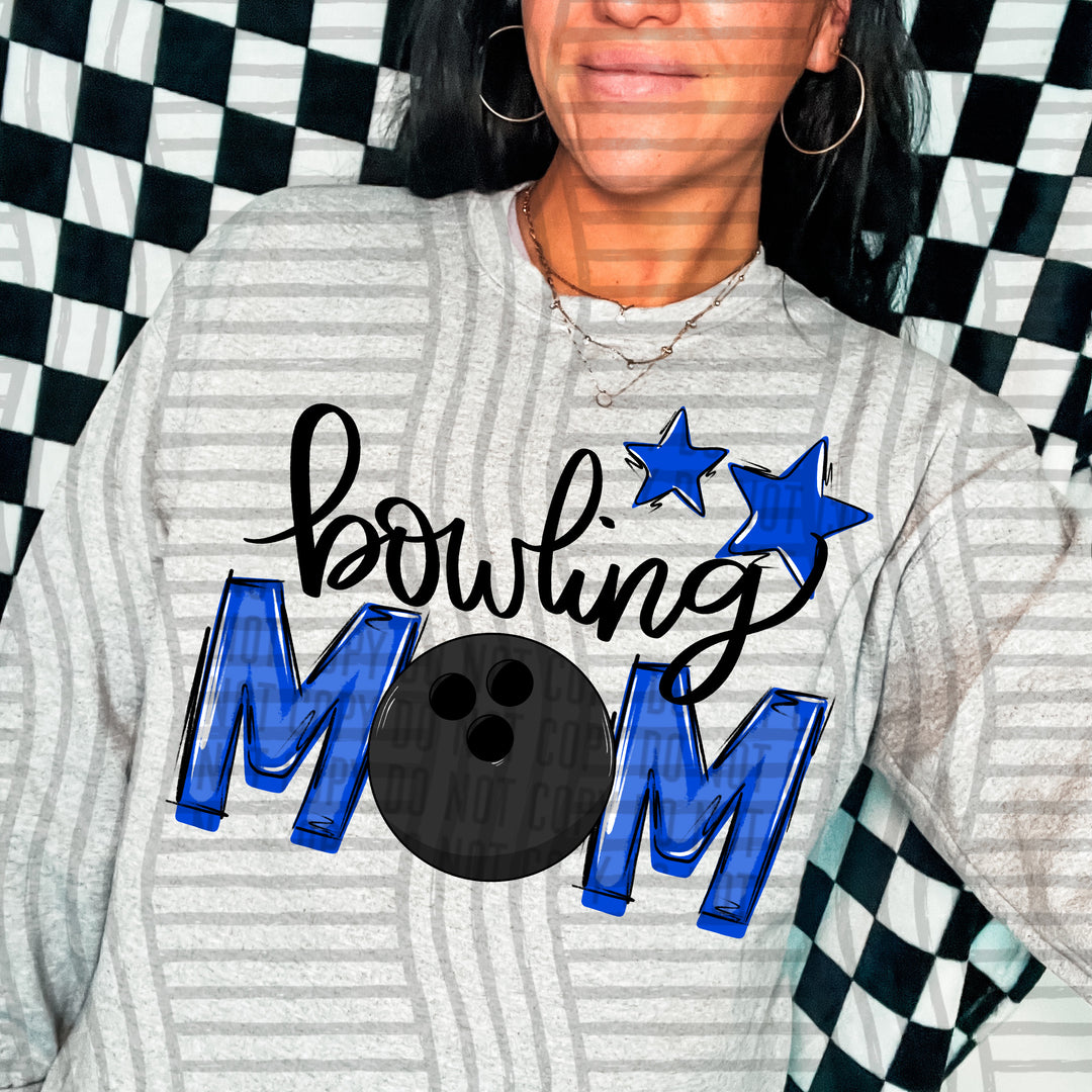 Sports Mom Bowling DTF Print