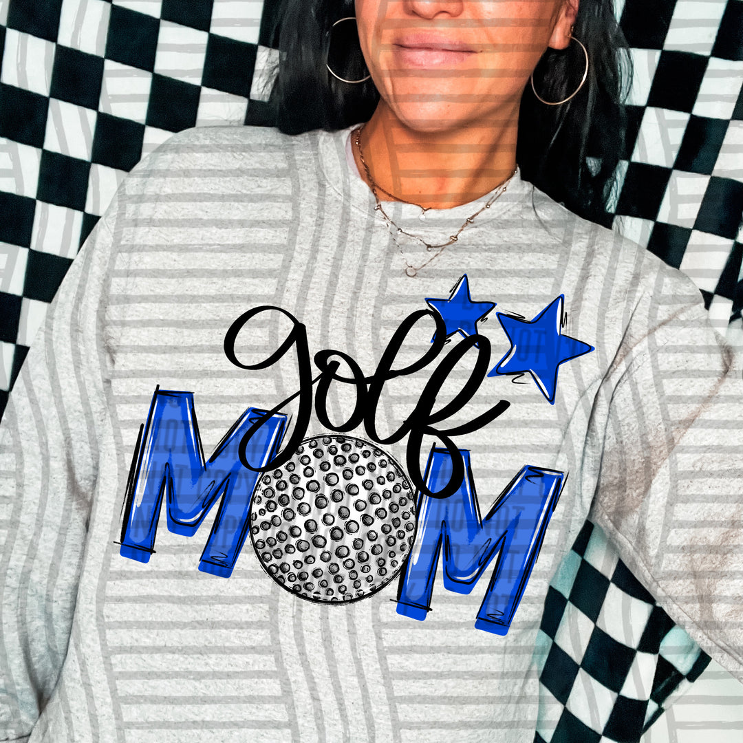 Sports Mom Golf DTF Print