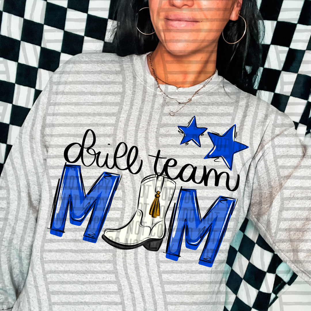 Sports Mom Drill Team DTF Print