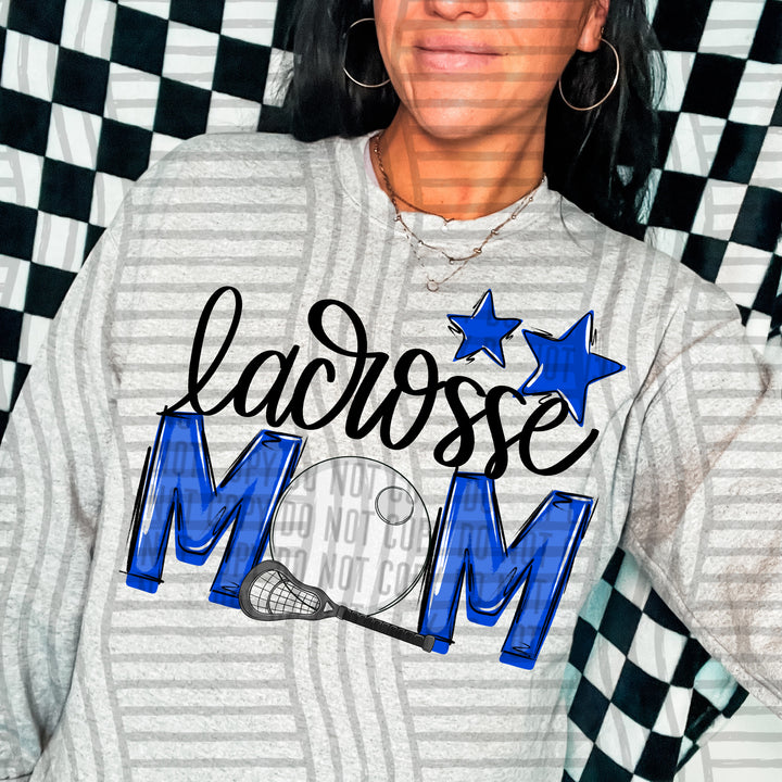 Sports Mom Lacrosse DTF Print