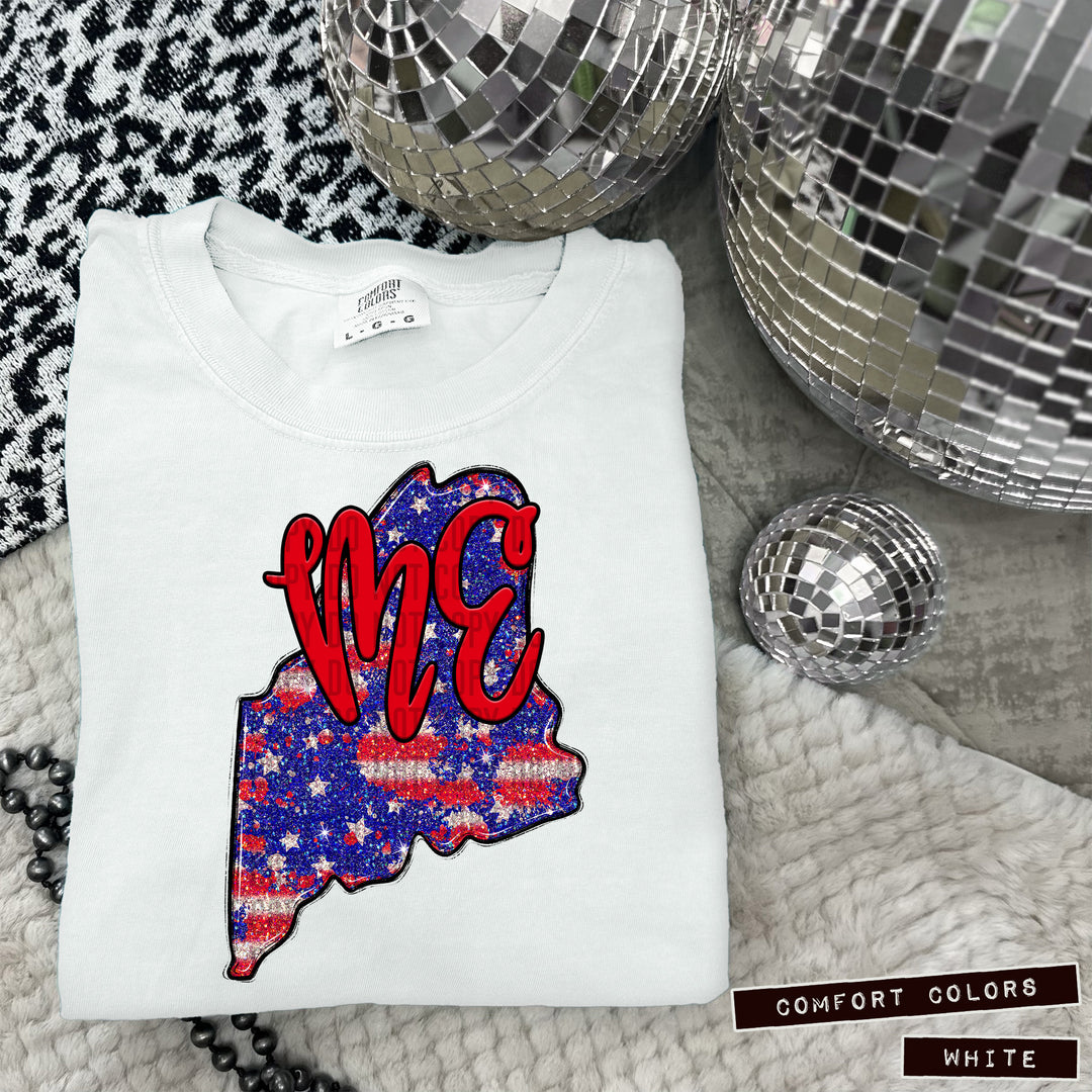 RWB States DTF Print