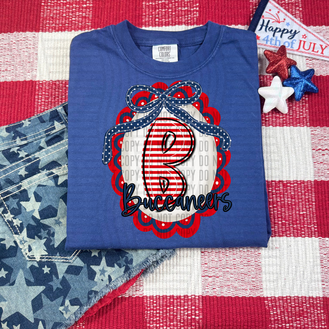 RWB Framed DTF Print