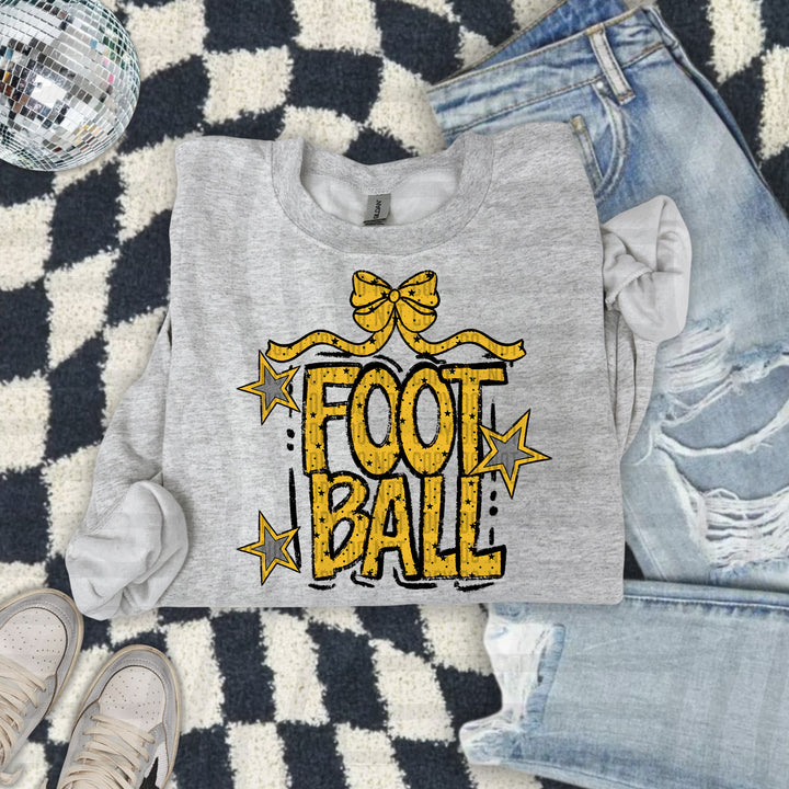 Football Bow DTF Print
