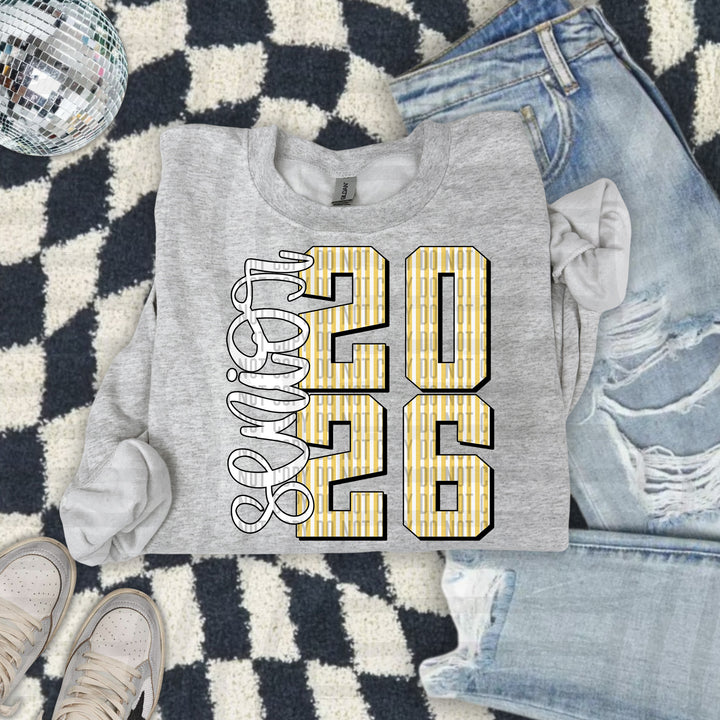 Senior 2026 Seersucker DTF Print