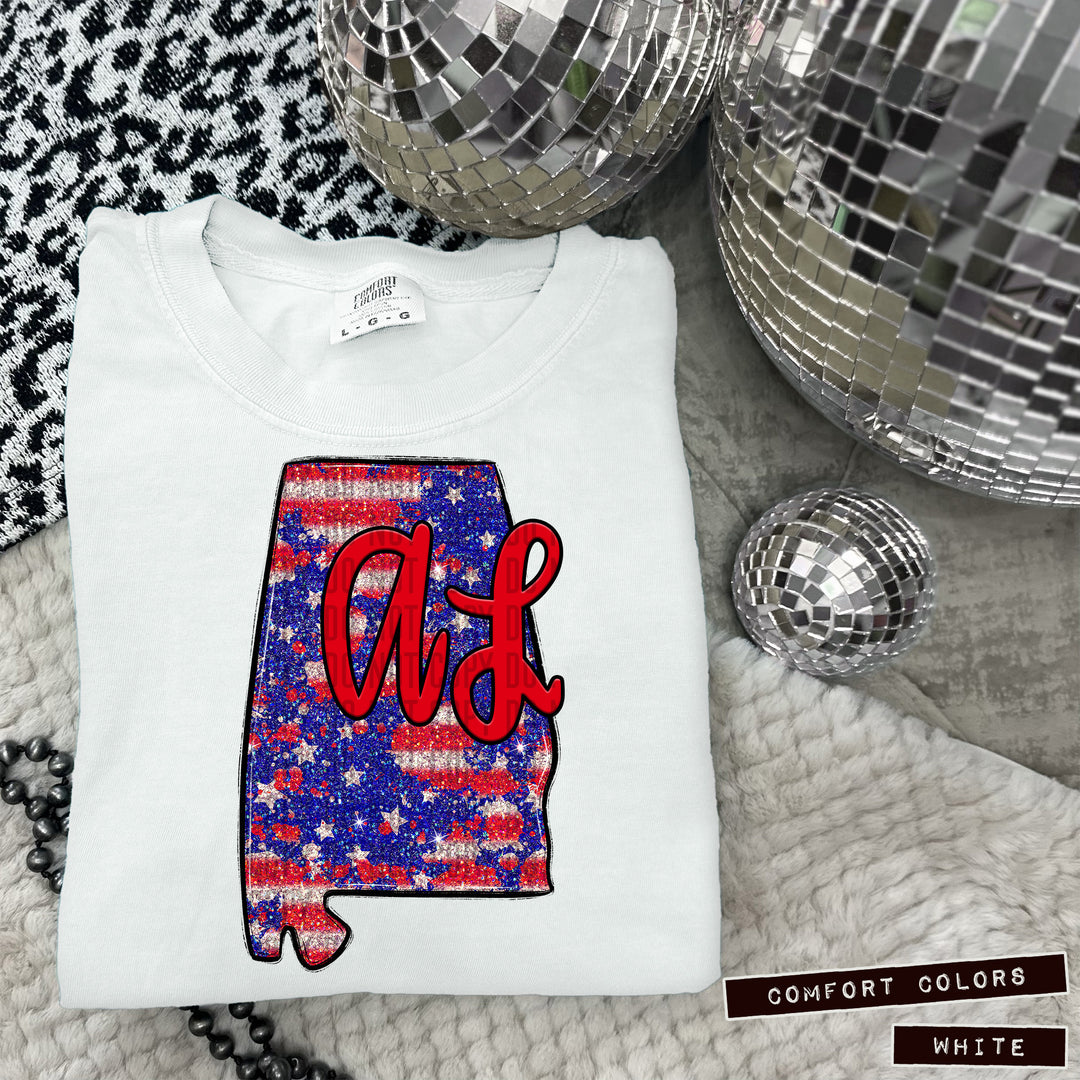 RWB States DTF Print