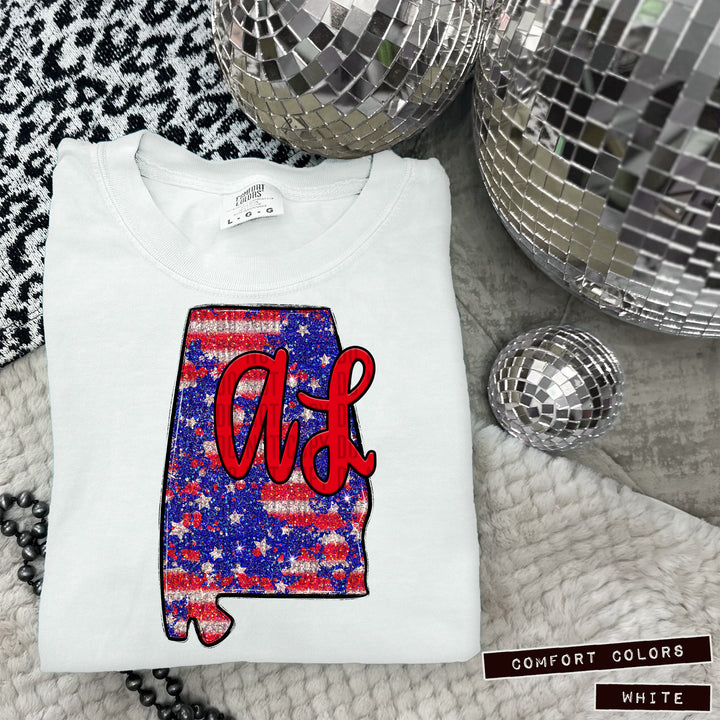 RWB States DTF Print