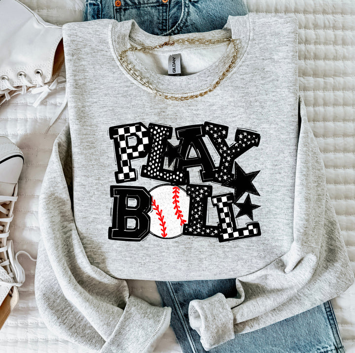 Play Ball Baseball DTF Print