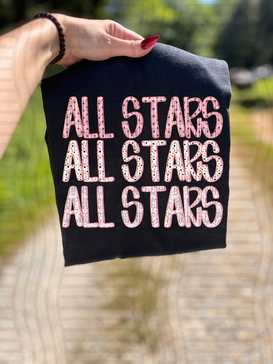 Girly Spooky Triple Stacked DTF Print