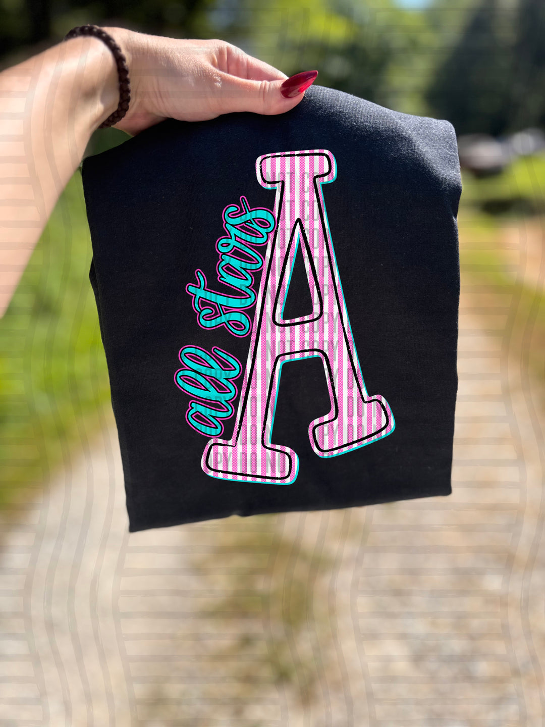 Mixy Pink Seersucker DTF Print