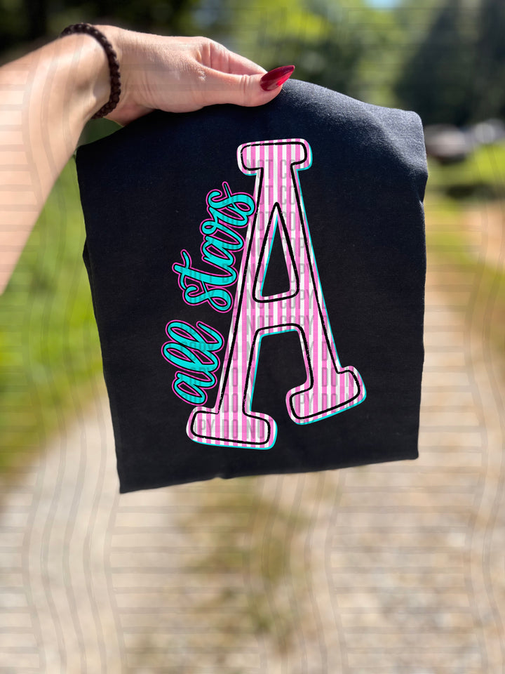 Mixy Pink Seersucker DTF Print