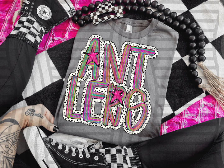 Brushstroke Dots DTF Print