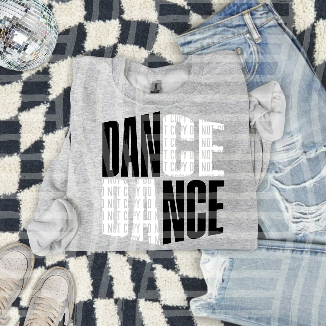 Dance Word Art DTF Print