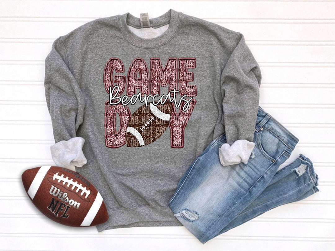 Crimson Football DTF Print