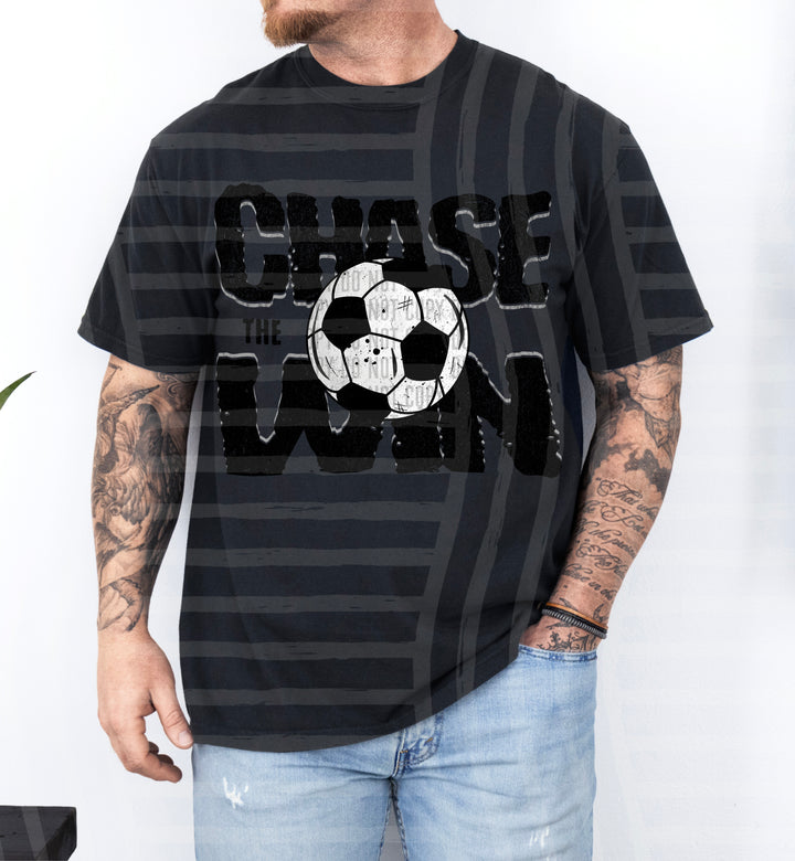 Chase The Win Soccer DTF Print