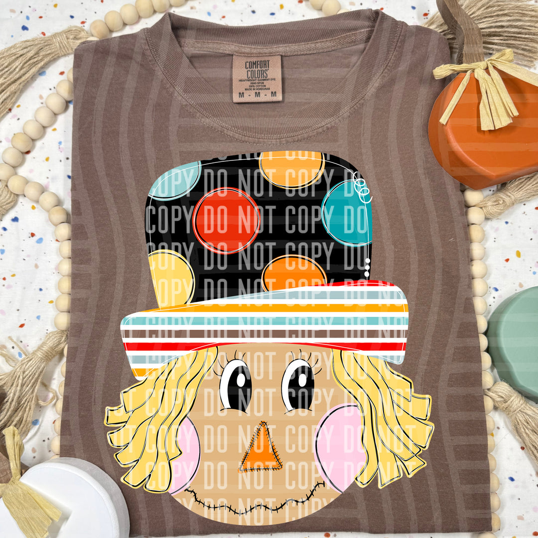 Fall Scarecrow DTF Print