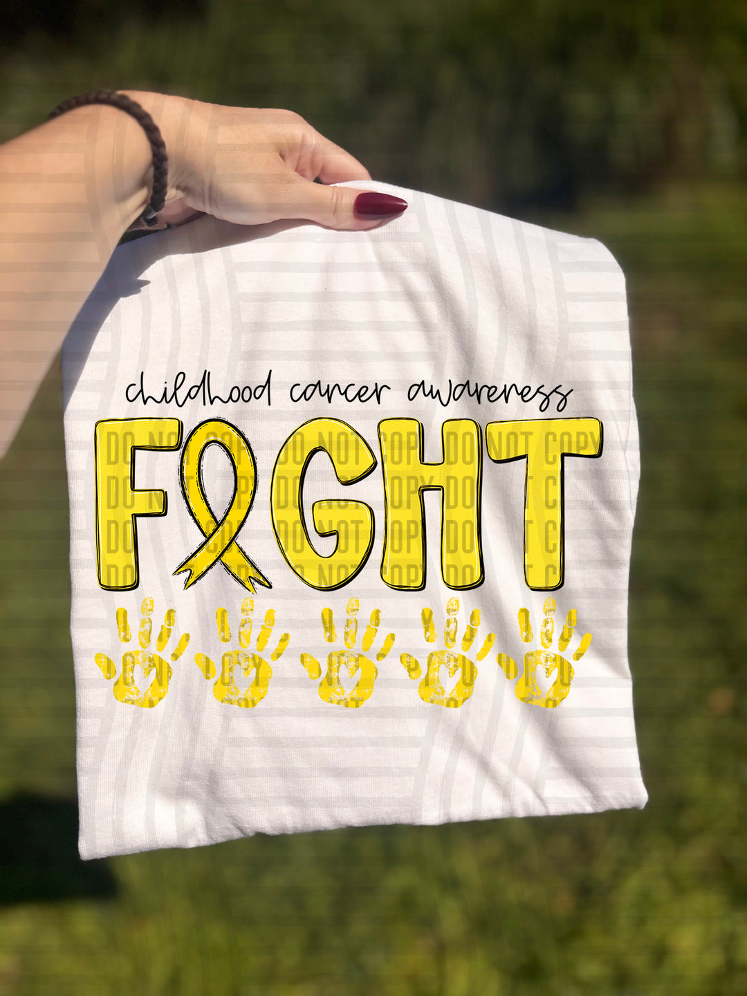 Childhood Cancer Awareness DTF Print