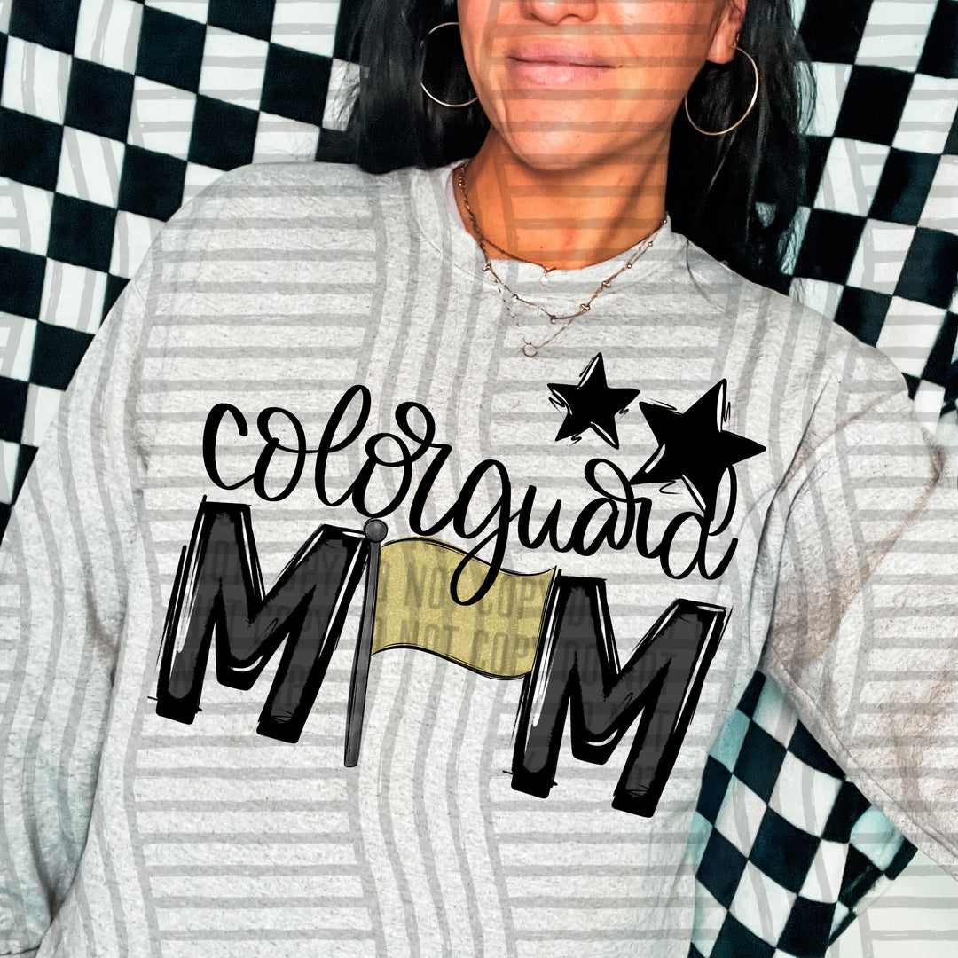 Sports Mom Colorguard DTF Print