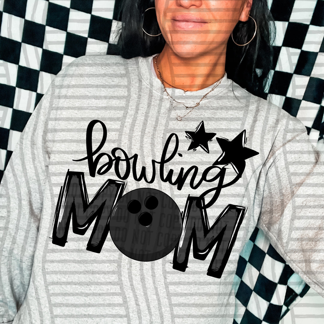 Sports Mom Bowling DTF Print